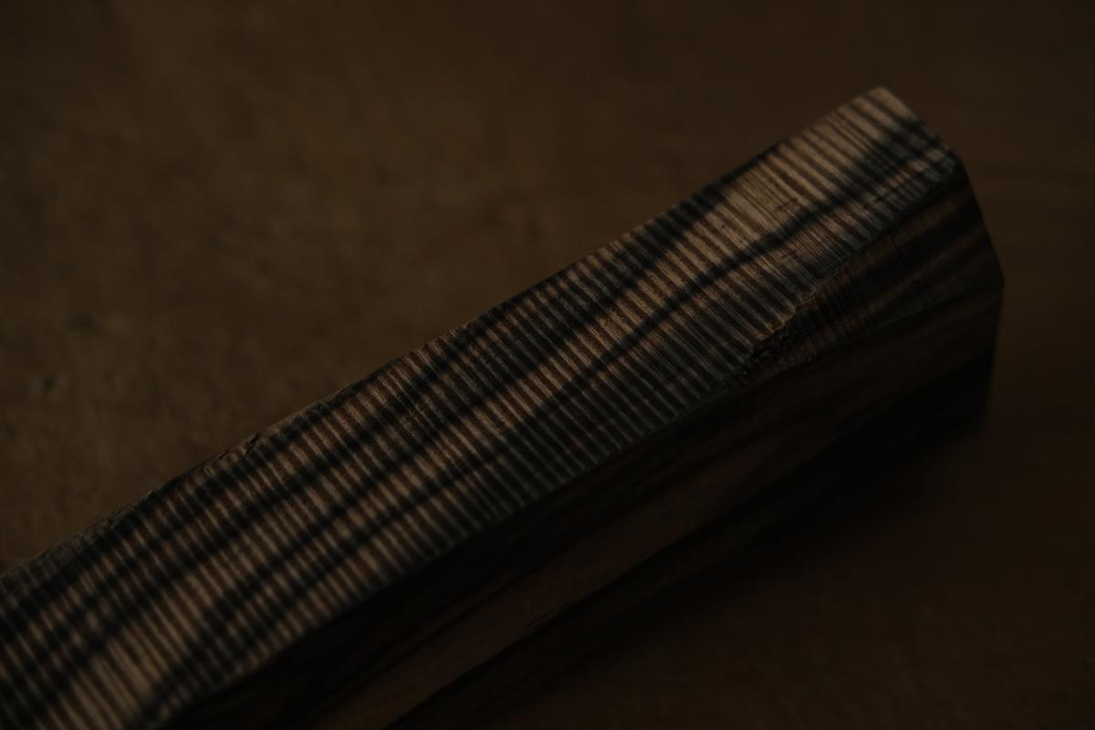 端材オブジェ｜黒柿（D）