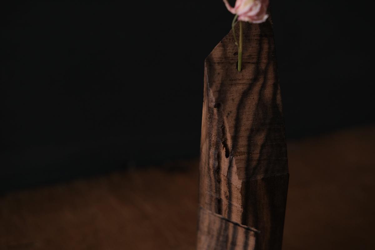 端材オブジェ｜黒柿（G）