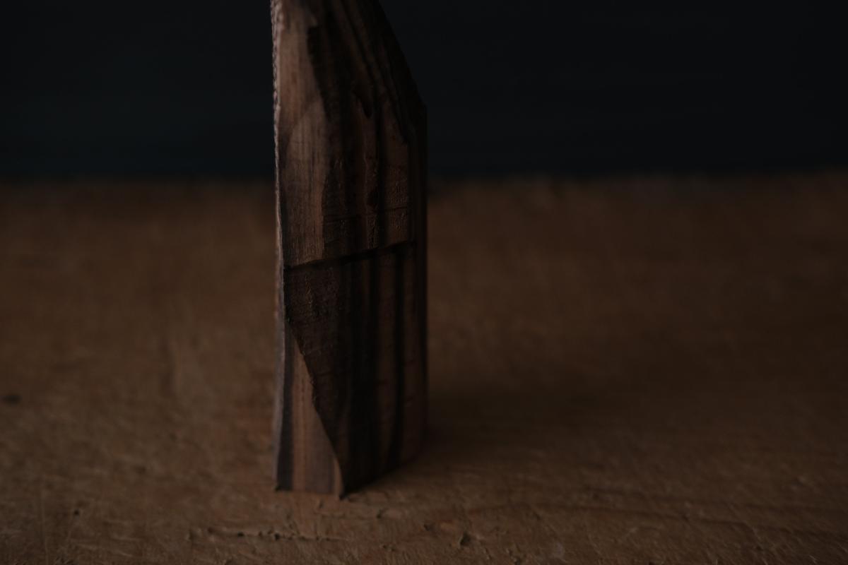 端材オブジェ｜黒柿（G）