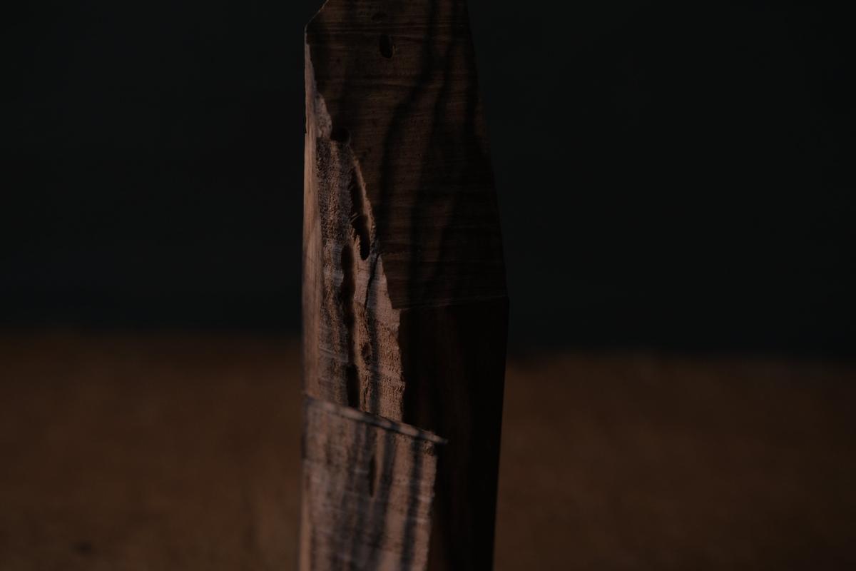 端材オブジェ｜黒柿（G）