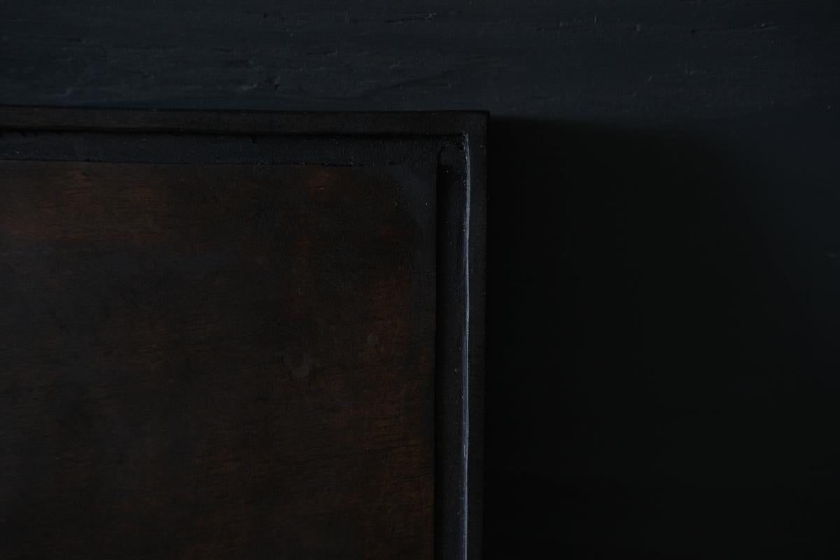 徒爾 角小皿5寸 サクラ・黒漆