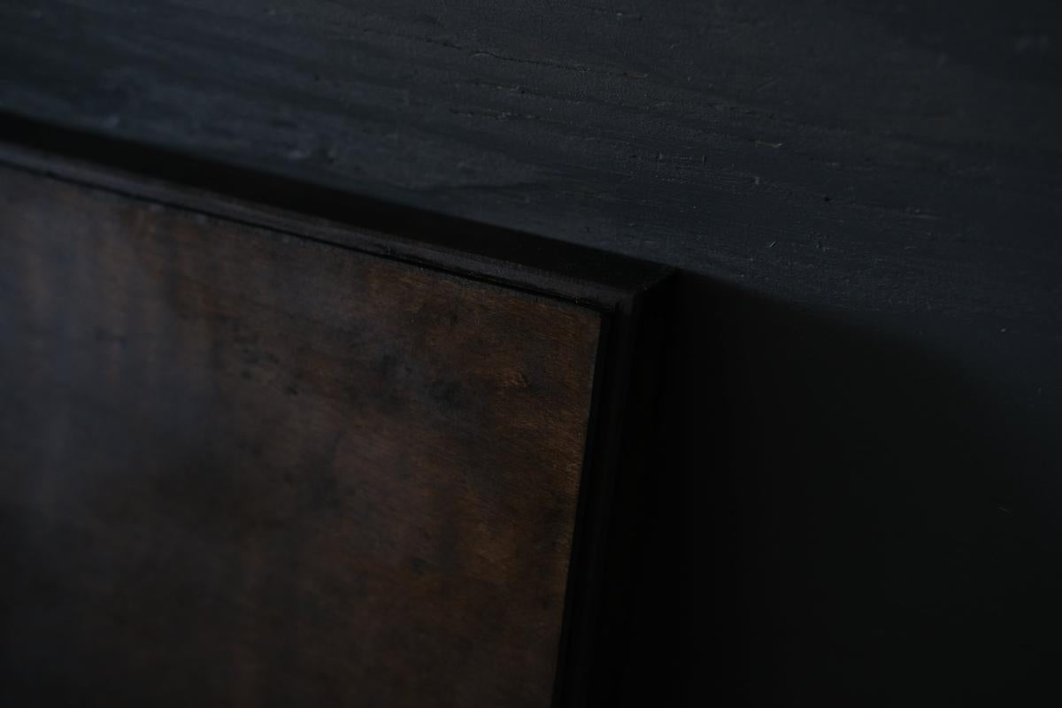 徒爾 角小皿5寸 サクラ・黒漆