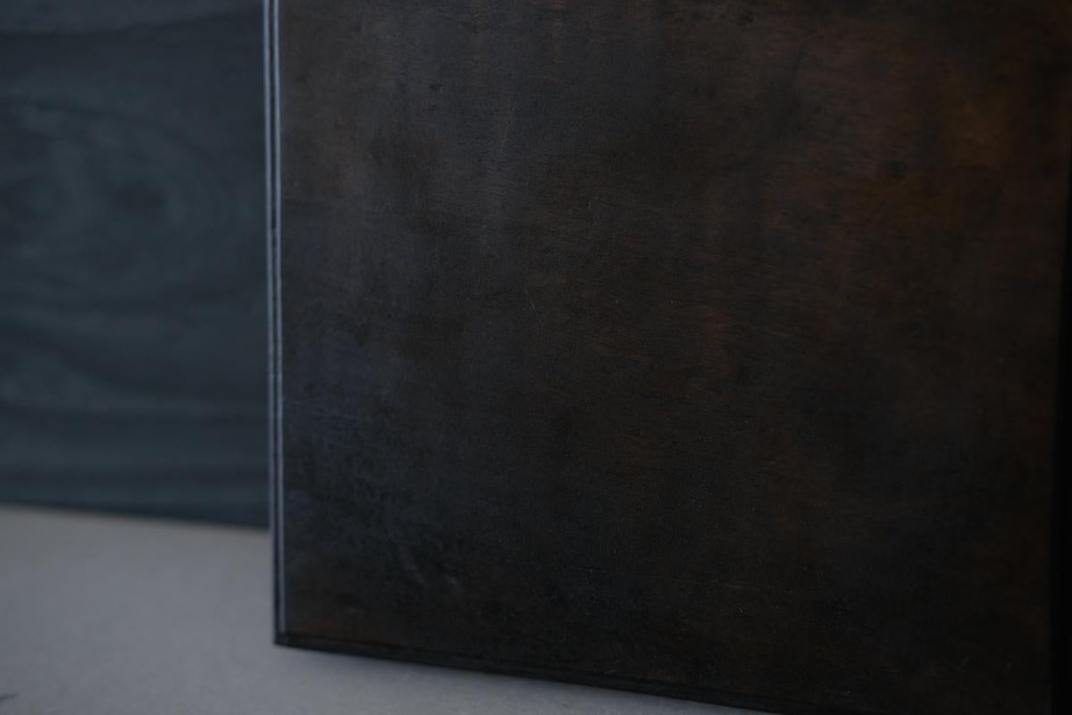 徒爾 角小皿5寸 サクラ・黒漆