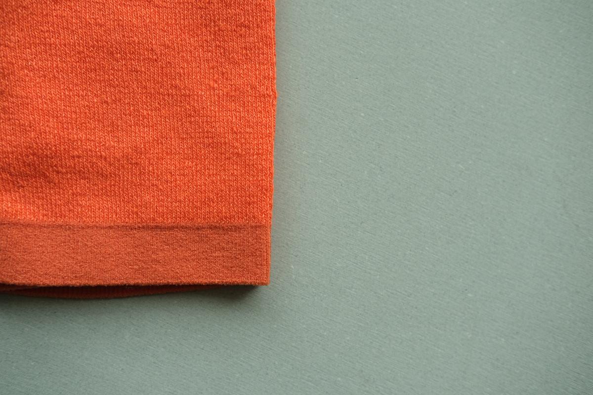 リネンニット レギンス｜オレンジ