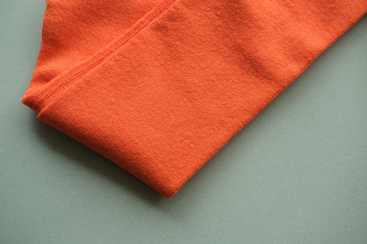 リネンニット レギンス｜オレンジ