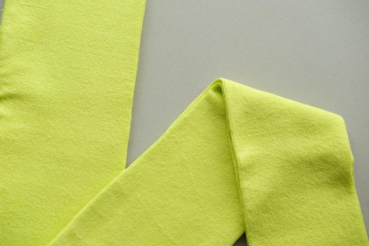 リネンニットレギンス マチ付き｜レモン｜2 size