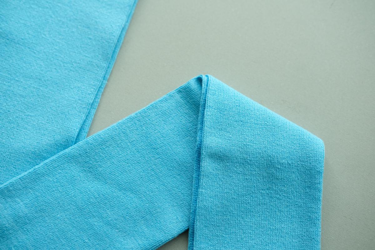 リネンニットレギンス マチ付き｜アクア｜2 size