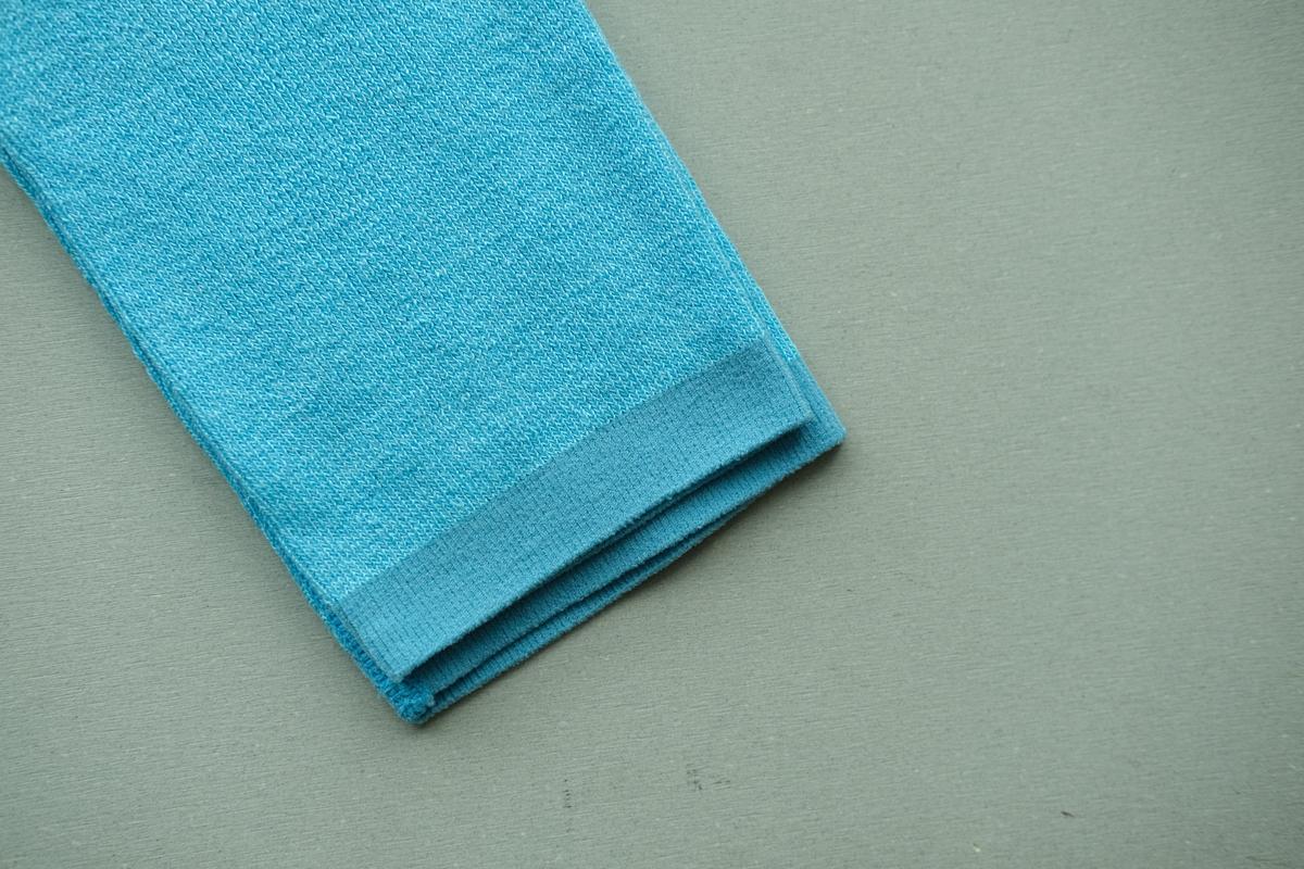 リネンニットレギンス マチ付き｜アクア｜2 size