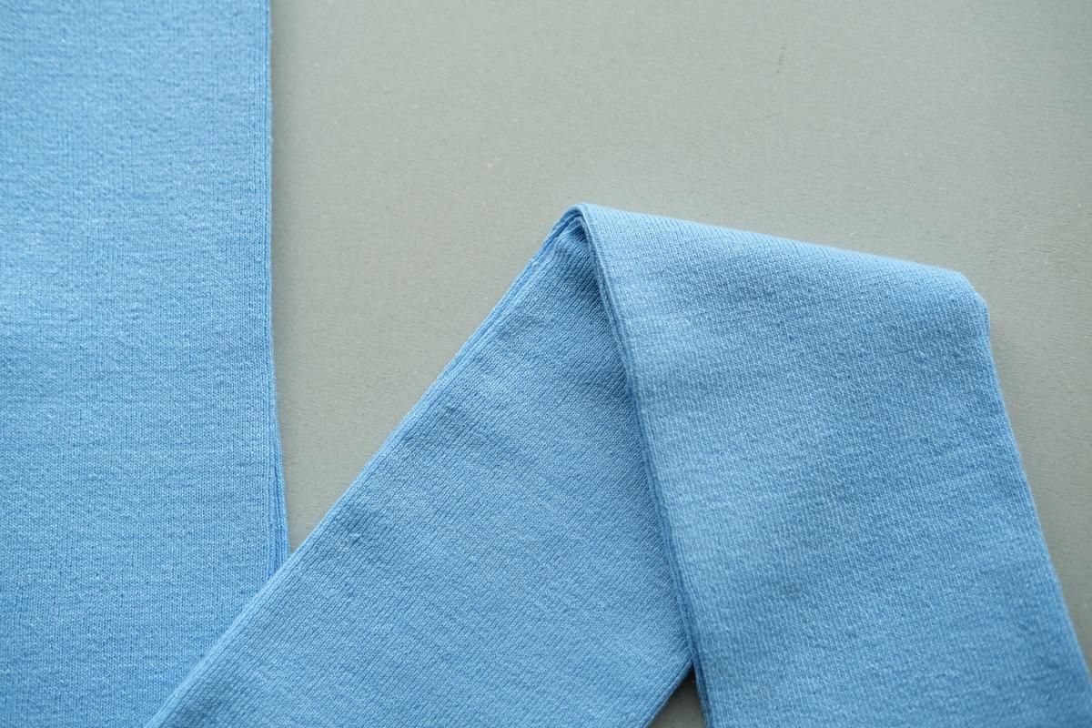 リネンニットレギンス マチ付き｜サックス｜2 size