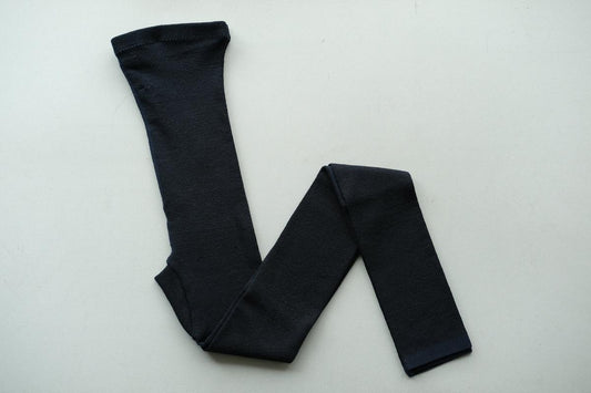 リネンニットレギンス マチ付き｜ネイビー｜2 size