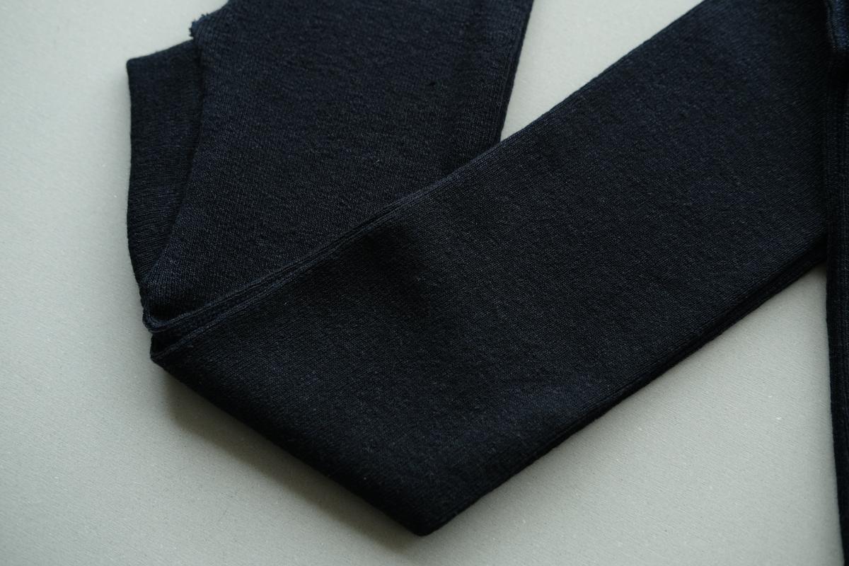 リネンニットレギンス マチ付き｜ネイビー｜2 size