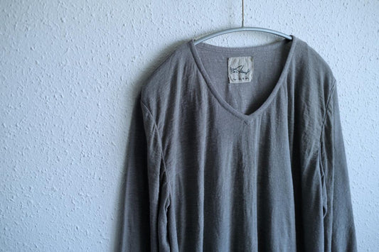 リネンコットンアンダーウェア 9分袖｜メンズ｜フォーグ