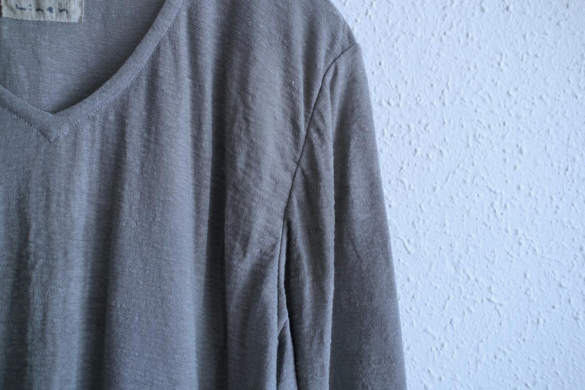 リネンコットンアンダーウェア 9分袖｜メンズ｜フォーグ