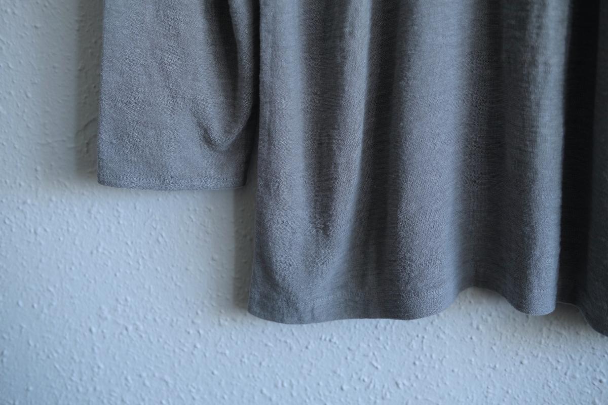 リネンコットンアンダーウェア 9分袖｜メンズ｜フォーグ