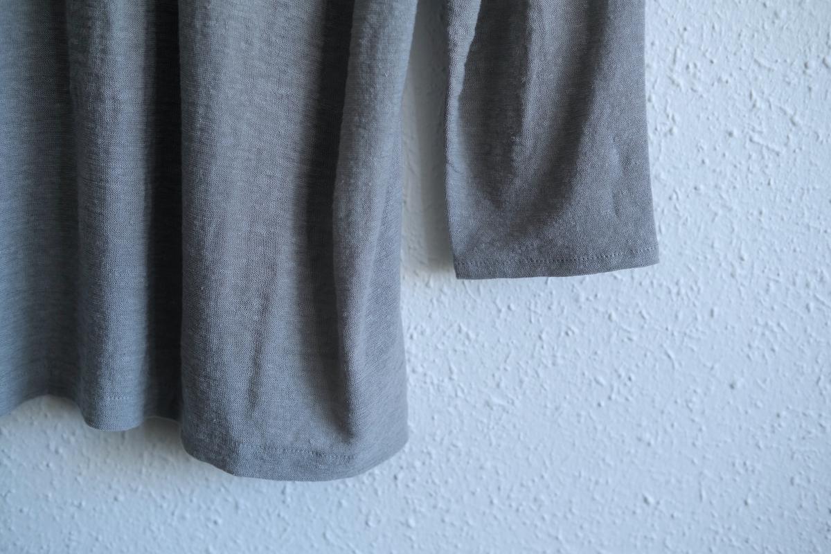 リネンコットンアンダーウェア 9分袖｜メンズ｜フォーグ