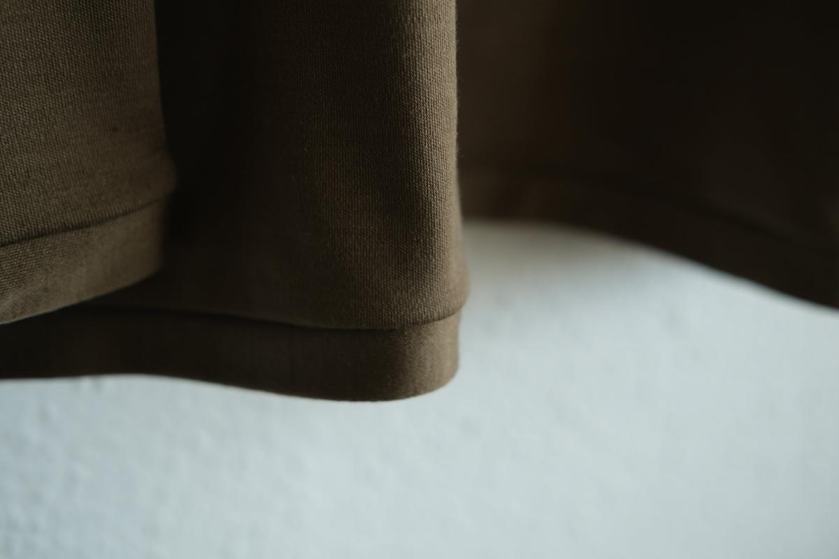 MITTAN / スーパー120’sウールスムース長袖 茶 T-35 / unisex