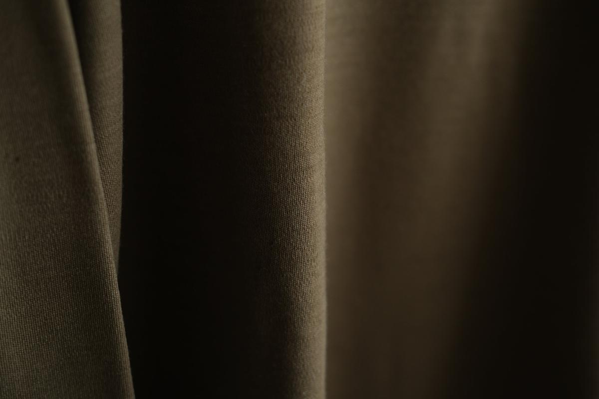 MITTAN / スーパー120’sウールスムース長袖 茶 T-35 / unisex