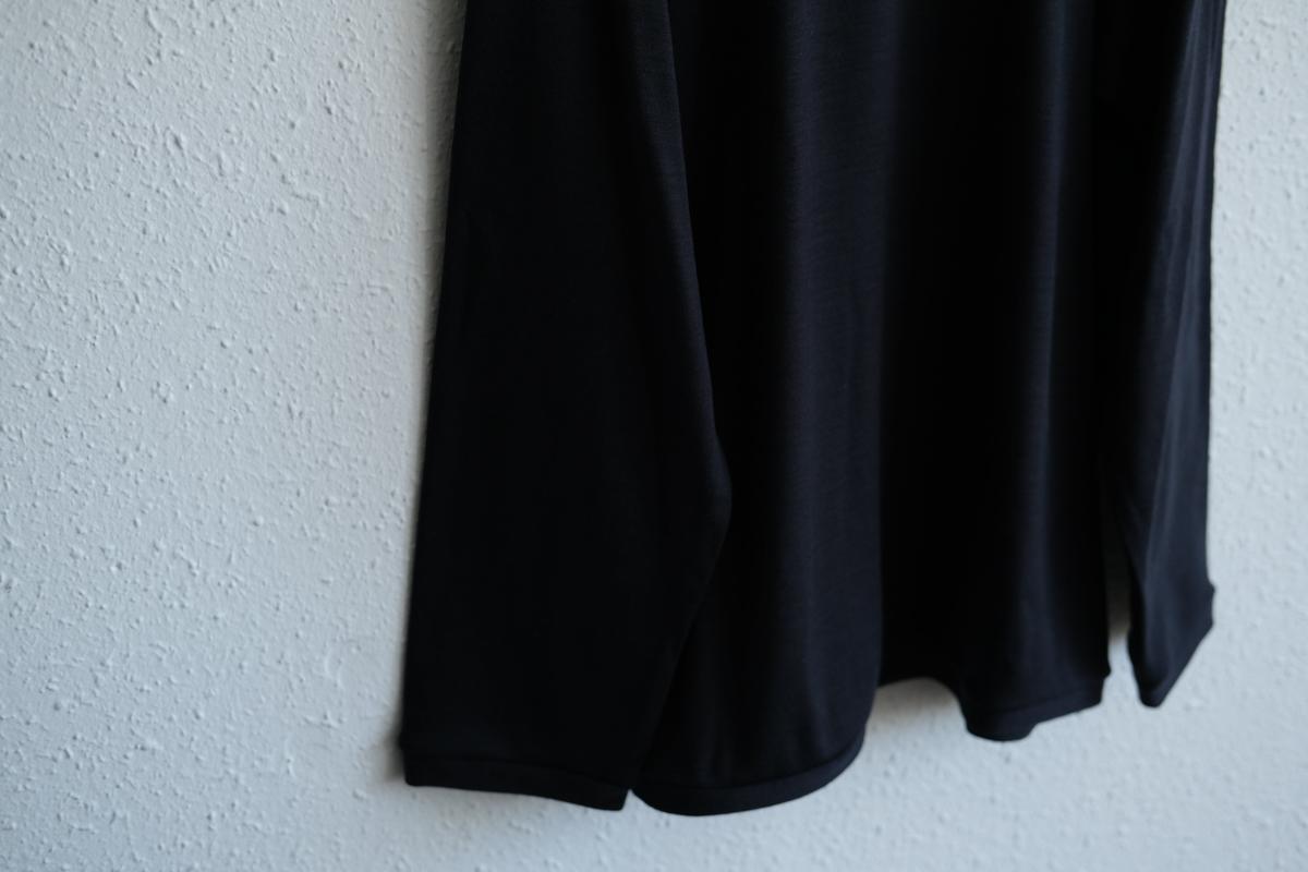 MITTAN / スーパー120’sウールスムース長袖 墨紺 T-35 / unisex