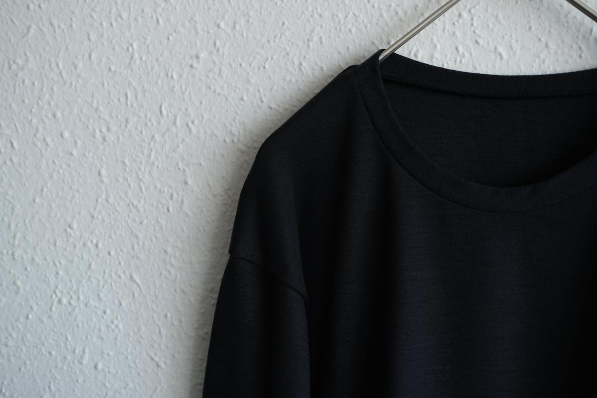 MITTAN / スーパー120’sウールスムース長袖 墨紺 T-35 / unisex