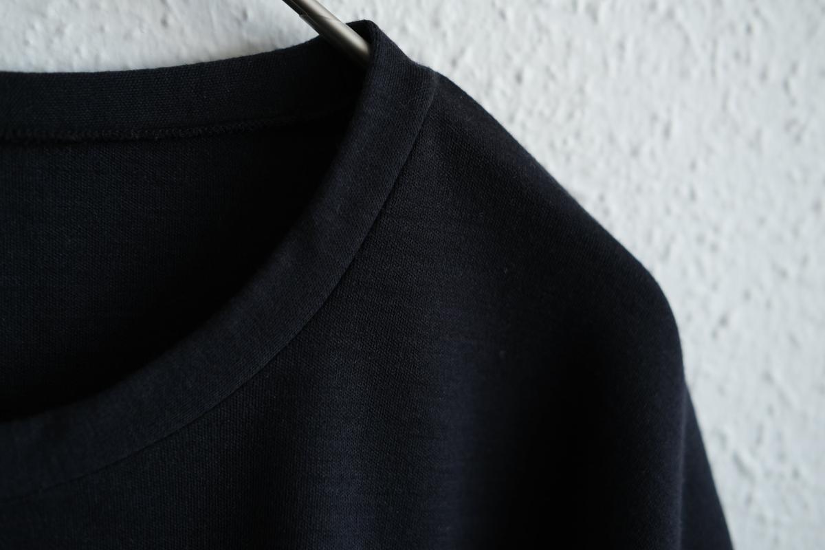 MITTAN / スーパー120’sウールスムース長袖 墨紺 T-35 / unisex