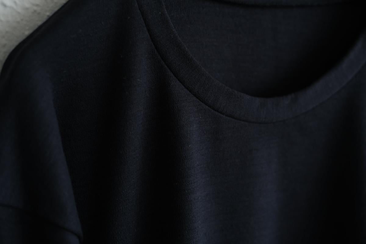 MITTAN / スーパー120’sウールスムース長袖 墨紺 T-35 / unisex