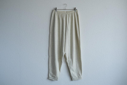 yohaku ドバイパンツ｜つぶつぶ天竺素材 オートミール｜unisex freesize