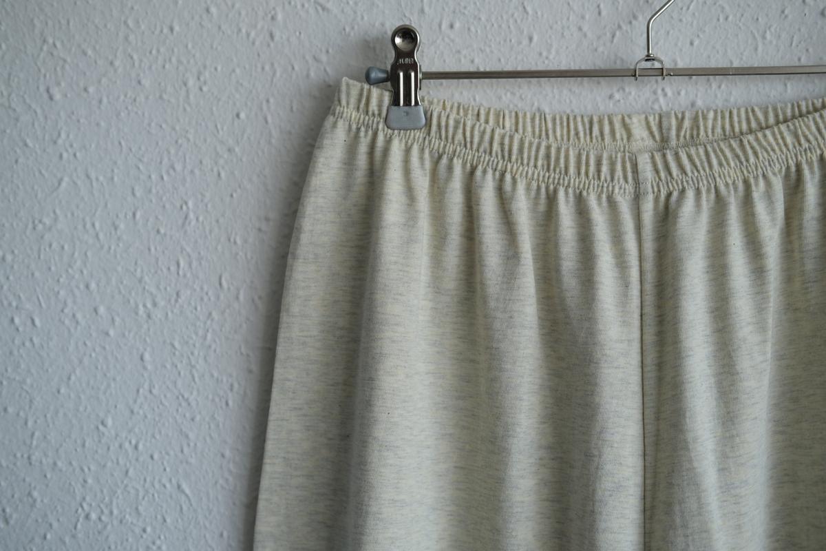 yohaku ドバイパンツ｜つぶつぶ天竺素材 オートミール｜unisex freesize