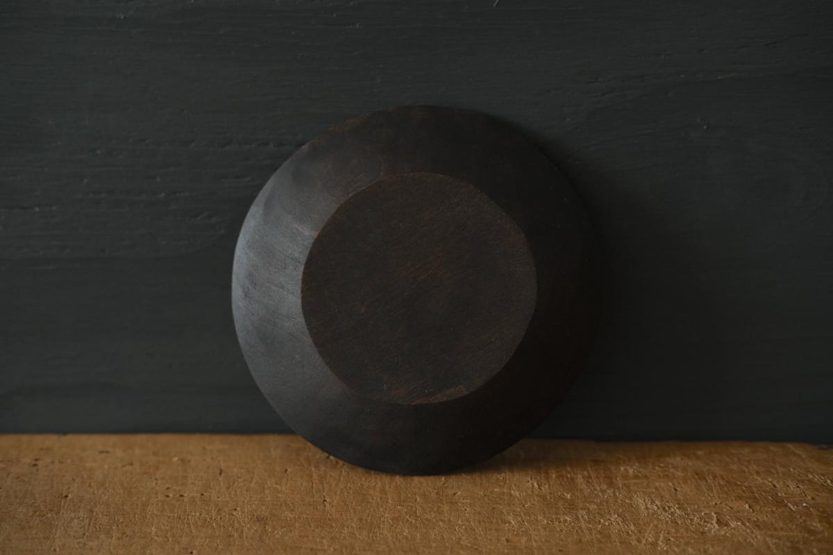 徒爾 丸小皿4寸 サクラ・鉄媒染蜜蝋