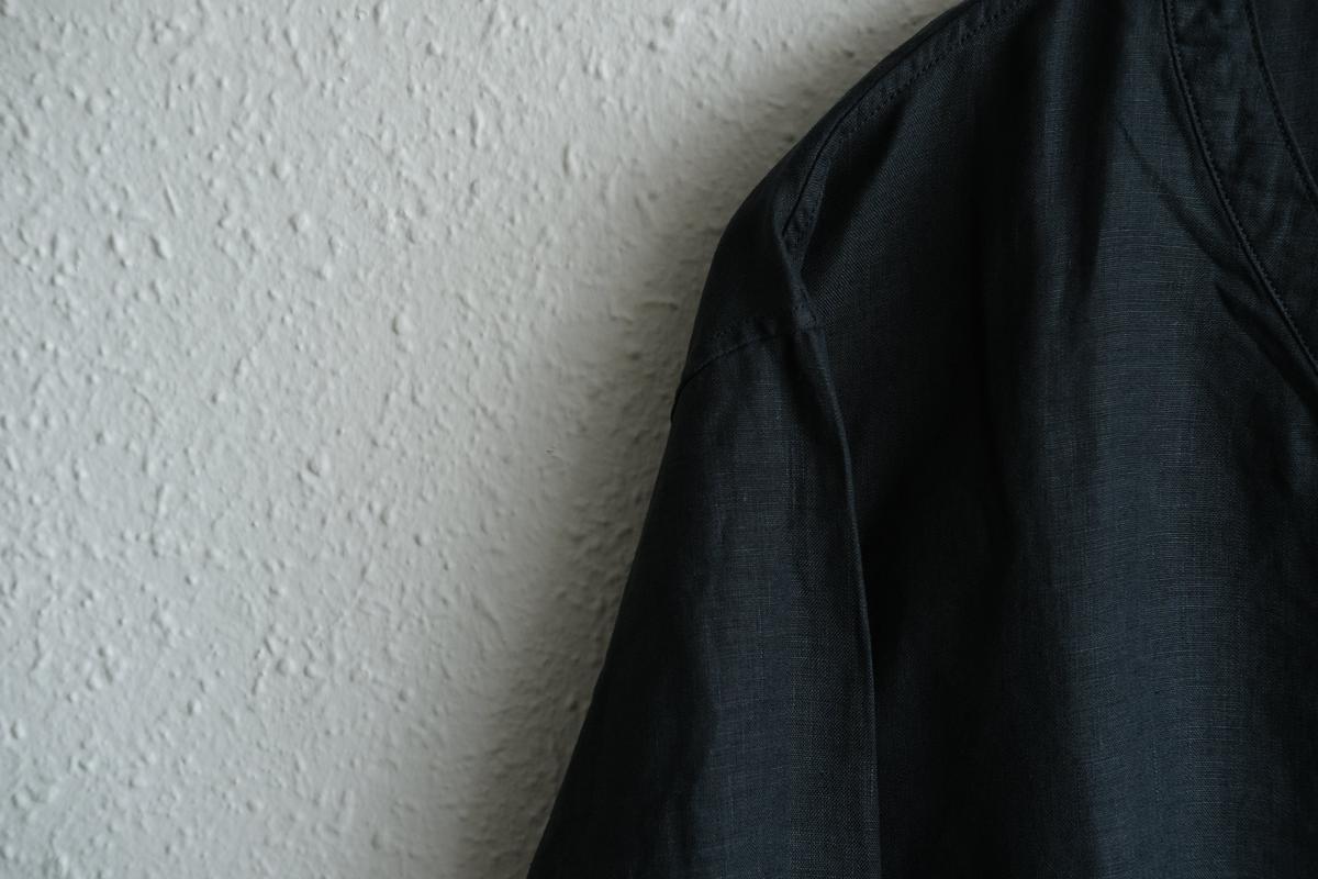 MITTAN / 大麻長袖プルオーバー 墨黒 SH-126 / unisex