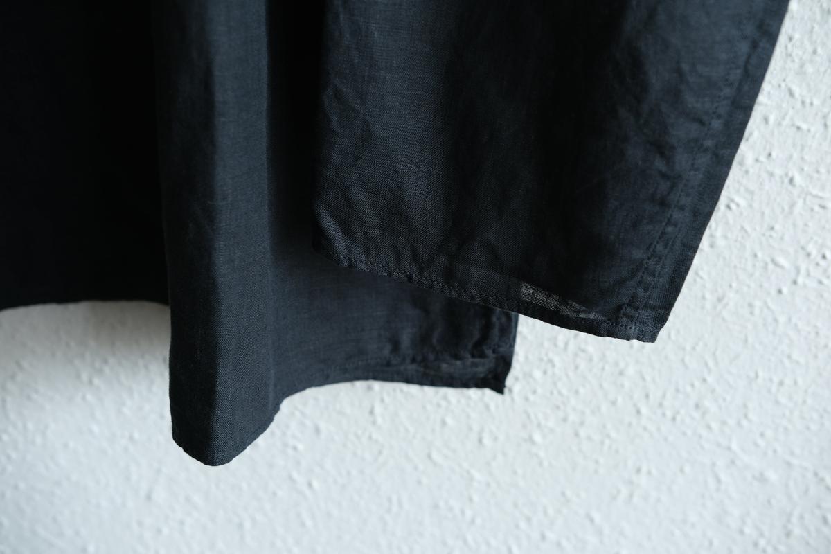 MITTAN / 大麻長袖プルオーバー 墨黒 SH-126 / unisex