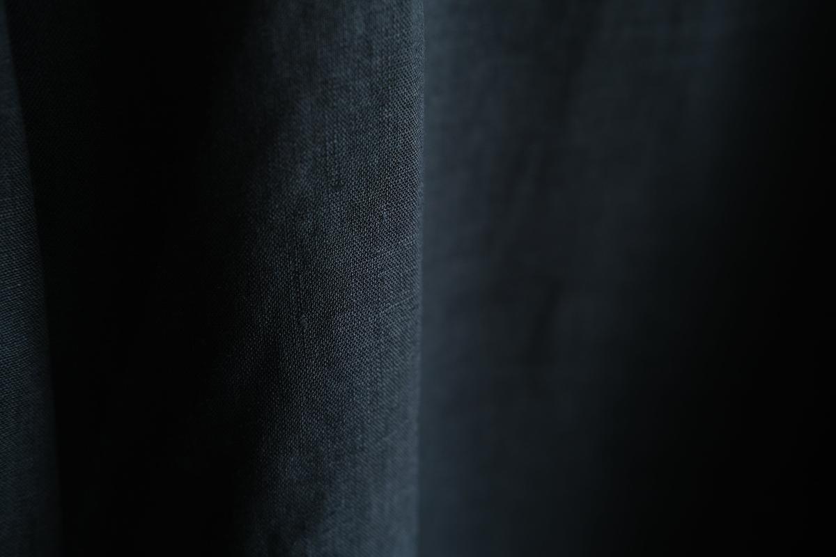 MITTAN / 大麻長袖プルオーバー 墨黒 SH-126 / unisex