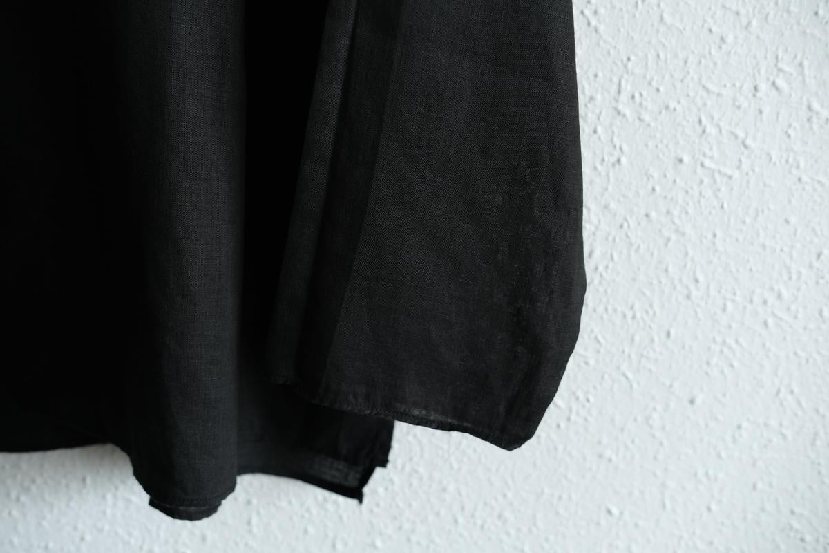 MITTAN / 大麻長袖プルオーバー 黒 SH-126 / unisex