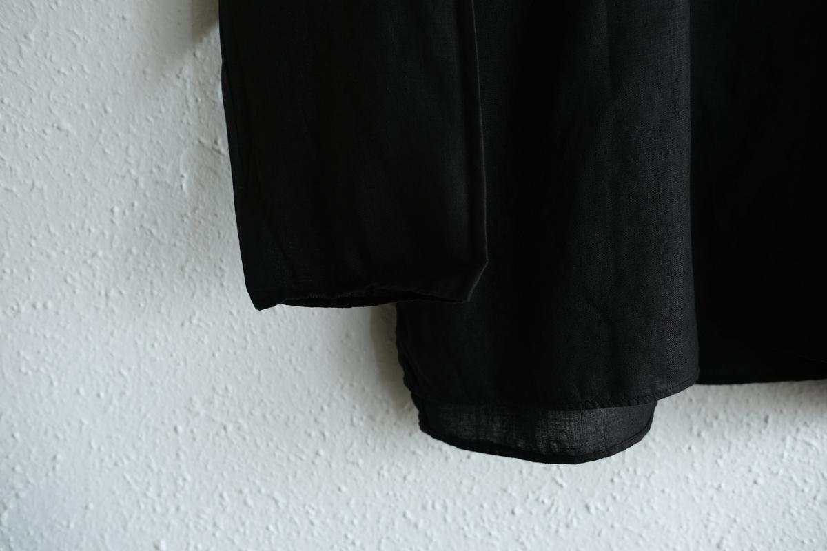 MITTAN / 大麻長袖プルオーバー 黒 SH-126 / unisex