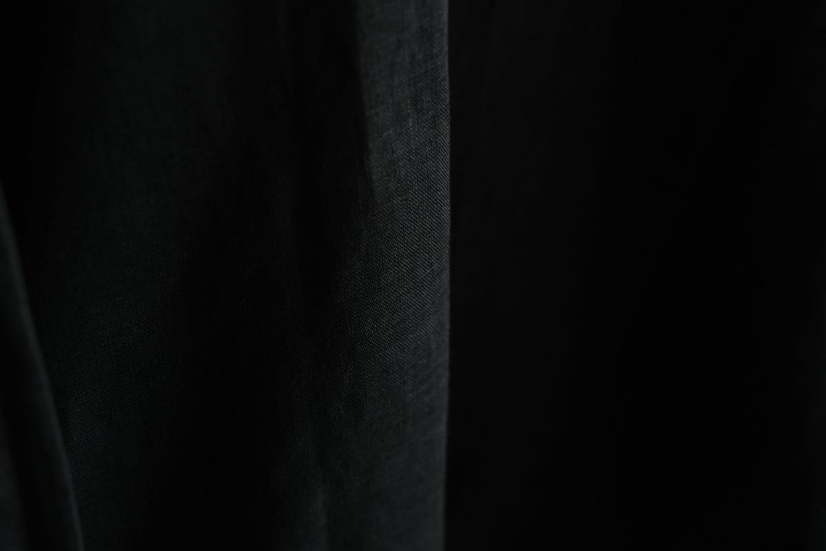 MITTAN / 大麻長袖プルオーバー 黒 SH-126 / unisex