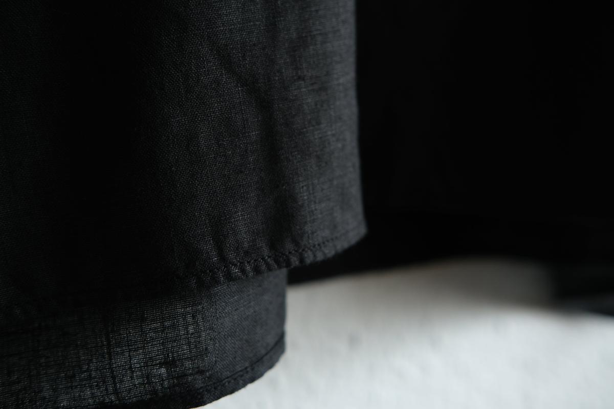 MITTAN / 大麻長袖プルオーバー 黒 SH-126 / unisex