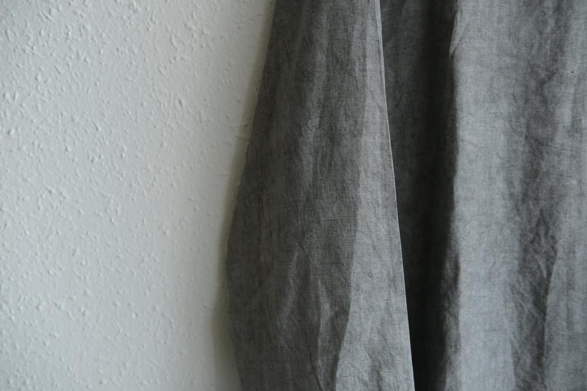 MITTAN / 大麻長袖プルオーバー 松煙 SH-126B / unisex