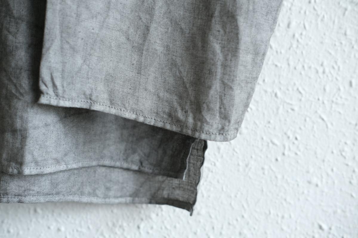 MITTAN / 大麻長袖プルオーバー 松煙 SH-126B / unisex