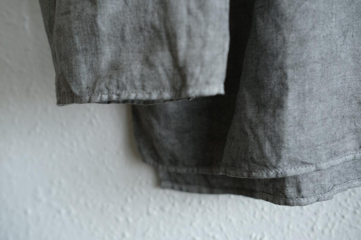 MITTAN / 大麻長袖プルオーバー 松煙 SH-126B / unisex