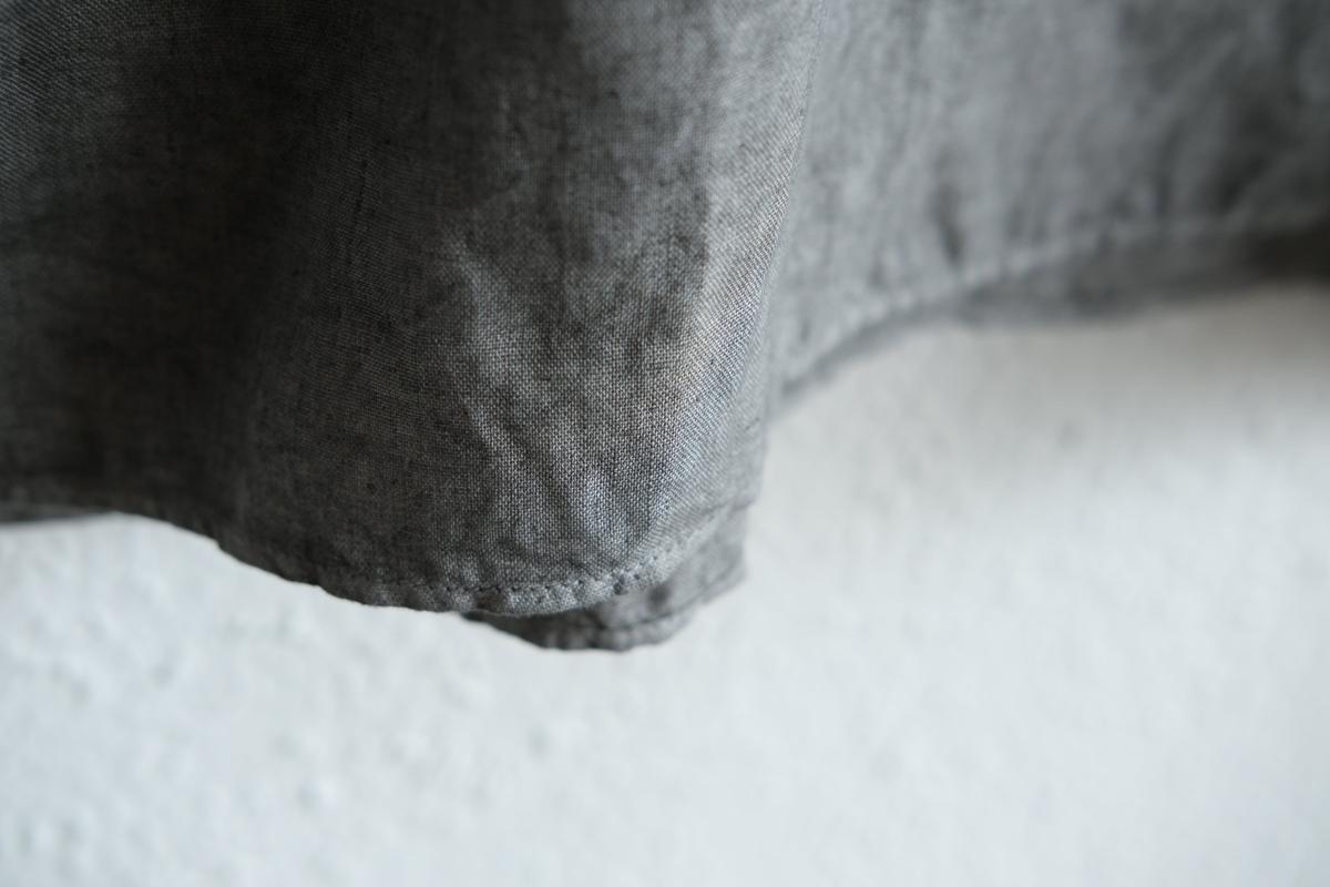 MITTAN / 大麻長袖プルオーバー 松煙 SH-126B / unisex