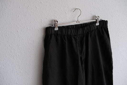 MITTAN / 大麻ワイドパンツ 柿渋×墨 PT-119DC / unisex