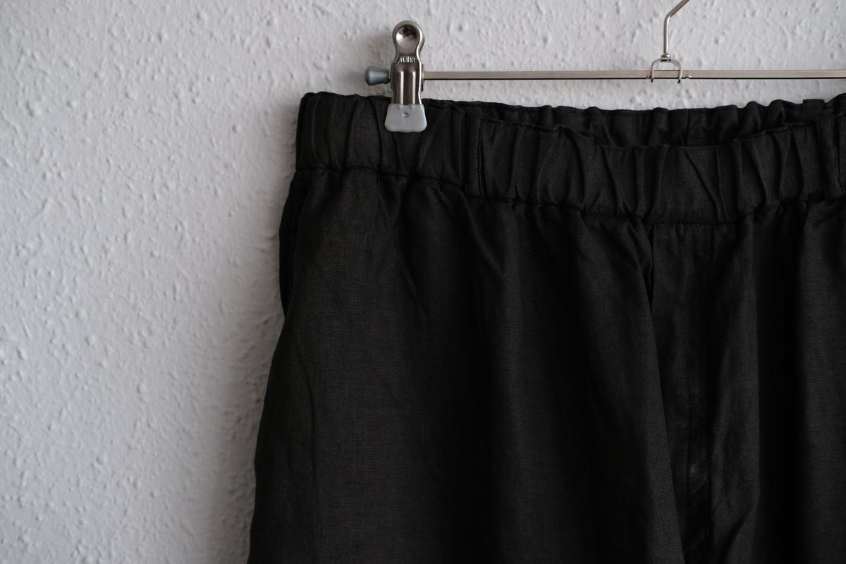 MITTAN / 大麻ワイドパンツ 柿渋×墨 PT-119DC / unisex