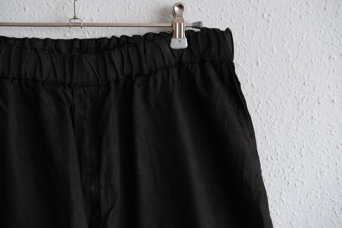 MITTAN / 大麻ワイドパンツ 柿渋×墨 PT-119DC / unisex