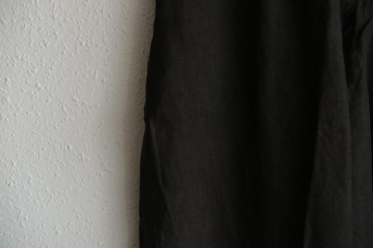 MITTAN / 大麻ワイドパンツ 柿渋×墨 PT-119DC / unisex