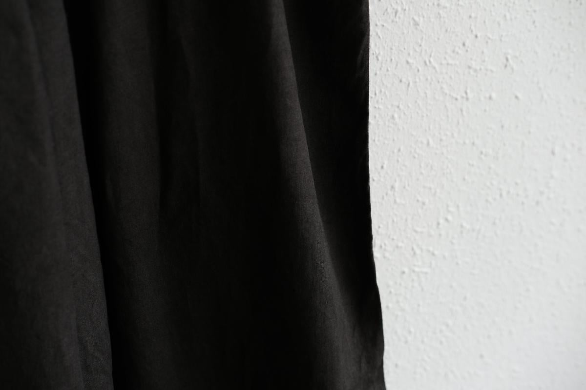 MITTAN / 大麻ワイドパンツ 柿渋×墨 PT-119DC / unisex