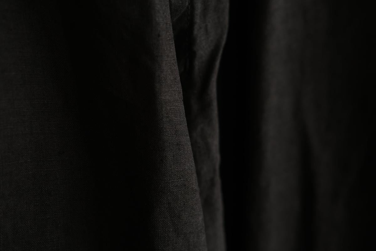 MITTAN / 大麻ワイドパンツ 柿渋×墨 PT-119DC / unisex