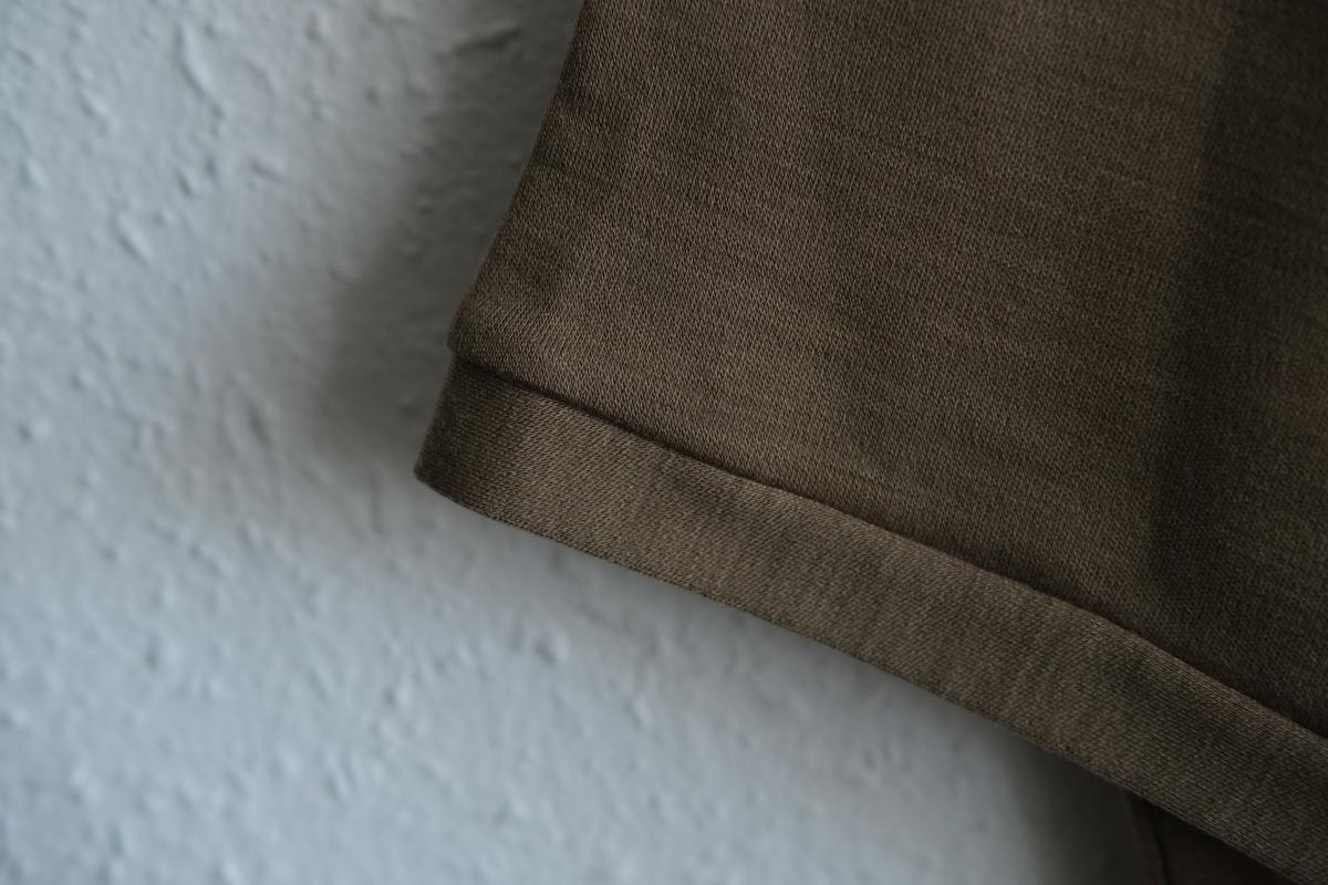 MITTAN / スーパー120’sウールスムース半袖 茶 T-34 / unisex