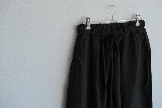 MITTAN / 大麻パンツ 高密度 黒 PT-145 / unisex