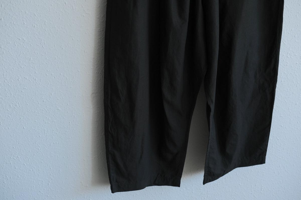 MITTAN / 大麻パンツ 高密度 黒 PT-145 / unisex