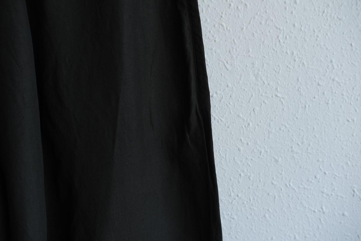 MITTAN / 大麻パンツ 高密度 黒 PT-145 / unisex