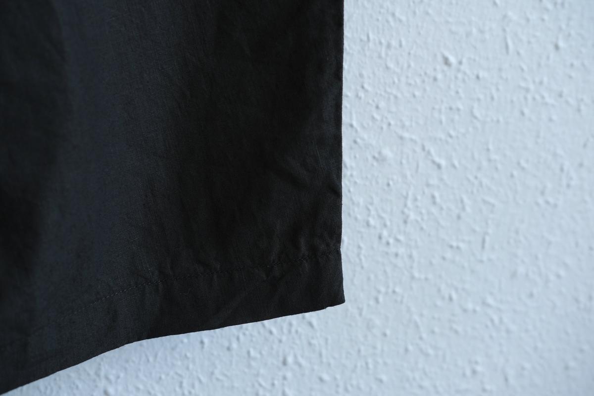 MITTAN / 大麻パンツ 高密度 黒 PT-145 / unisex